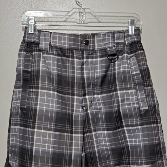 Athletech Kids Gray Black White Plaid Winter Snowpants Size XL (14/16) - Picture 2 of 16